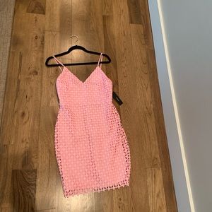 Bubblegum pink semi formal dress